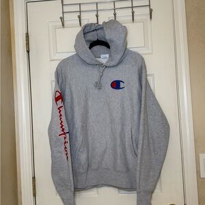 Champion Gray Hoodie for Men